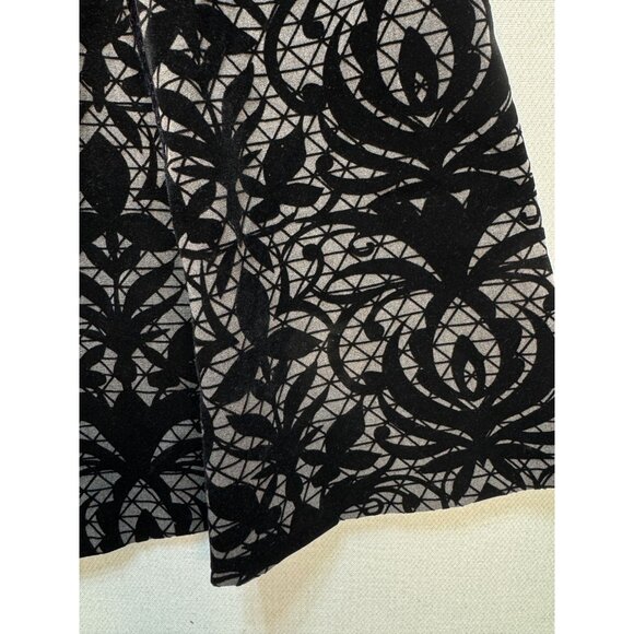 East 5th Womens A-Line Skirt Size 12 Black Gray Floral Whimsigoth Chic Boho - Picture 9 of 12